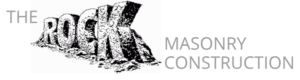 The Rock Masonry Construction Logo